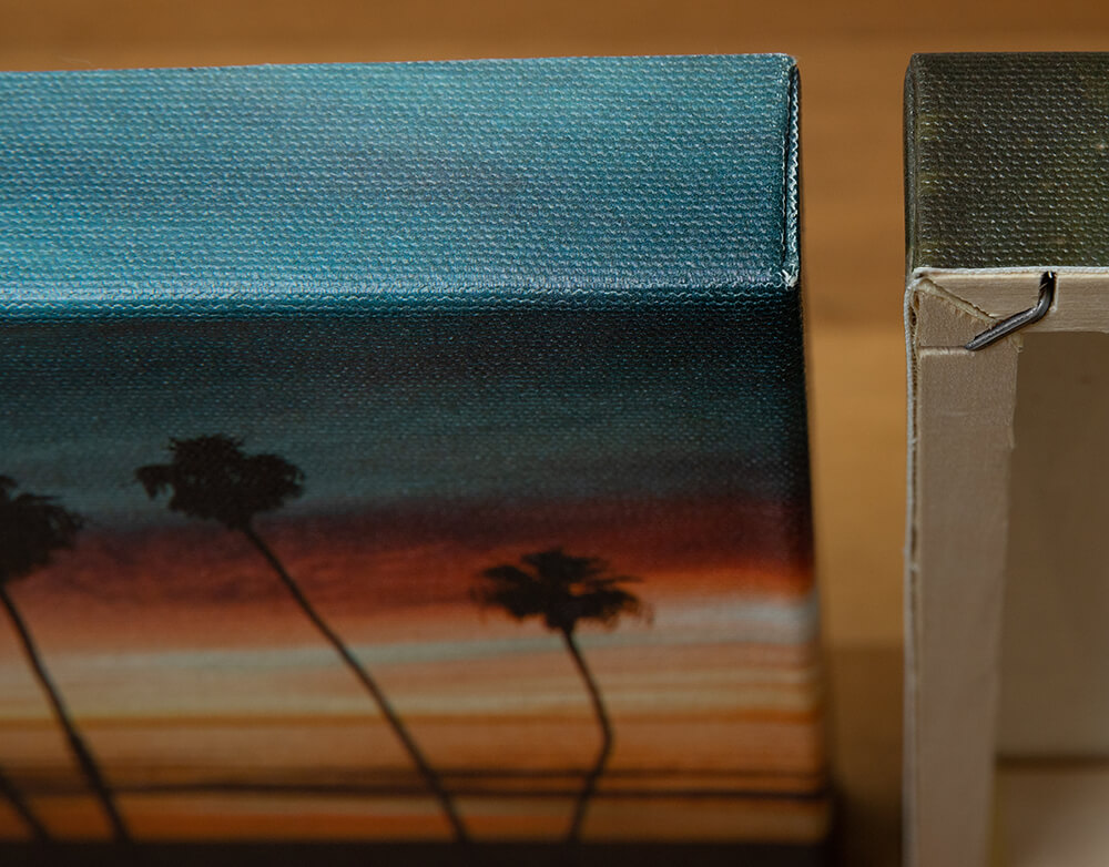 Canvas Tight corners